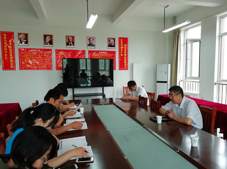 新葡的京集团4321党委书记李清山到护理与健康学院进行党务工作调研