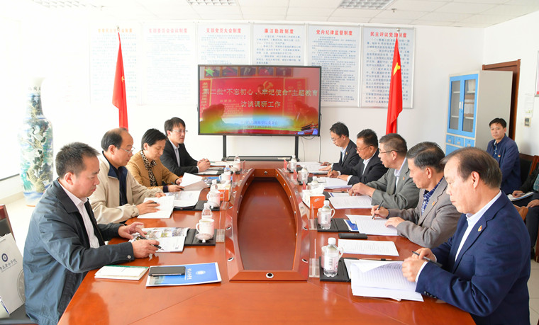 市委“不忘初心、牢记使命”主题教育整改督导组来新葡京官网开展督导调研工作