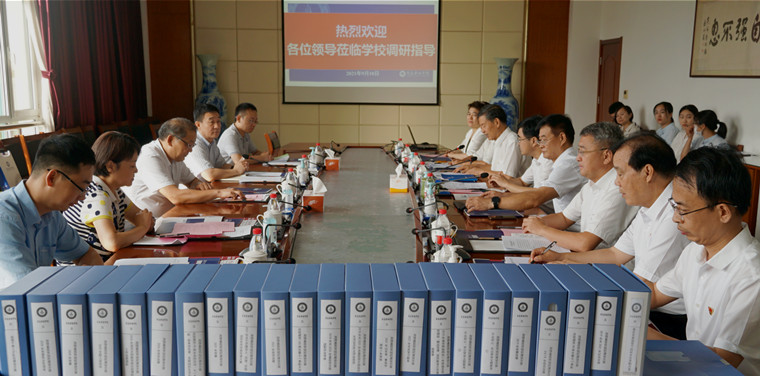 山东省委教育工委来校开展党建工作调研