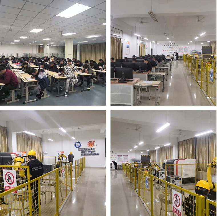 第7期FANUC工业机器人程序员资格鉴定在新葡的京集团4321举行