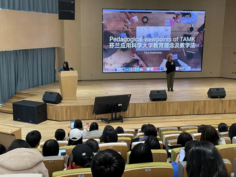 芬兰坦佩雷应用科学大学专家莅临新葡京官网开展教育讲座交流活动
