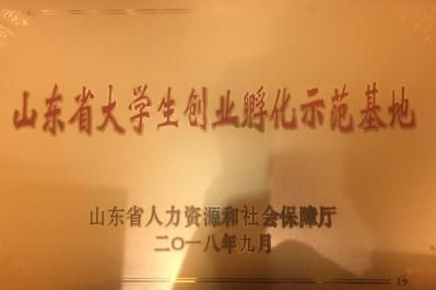 新葡的京集团4321获批“2018年山东省省级大学生创业孵化示范基地”
