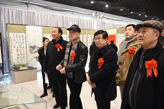 新葡京官网举办庆祝改革开放40周年7所高校师生书画联展
