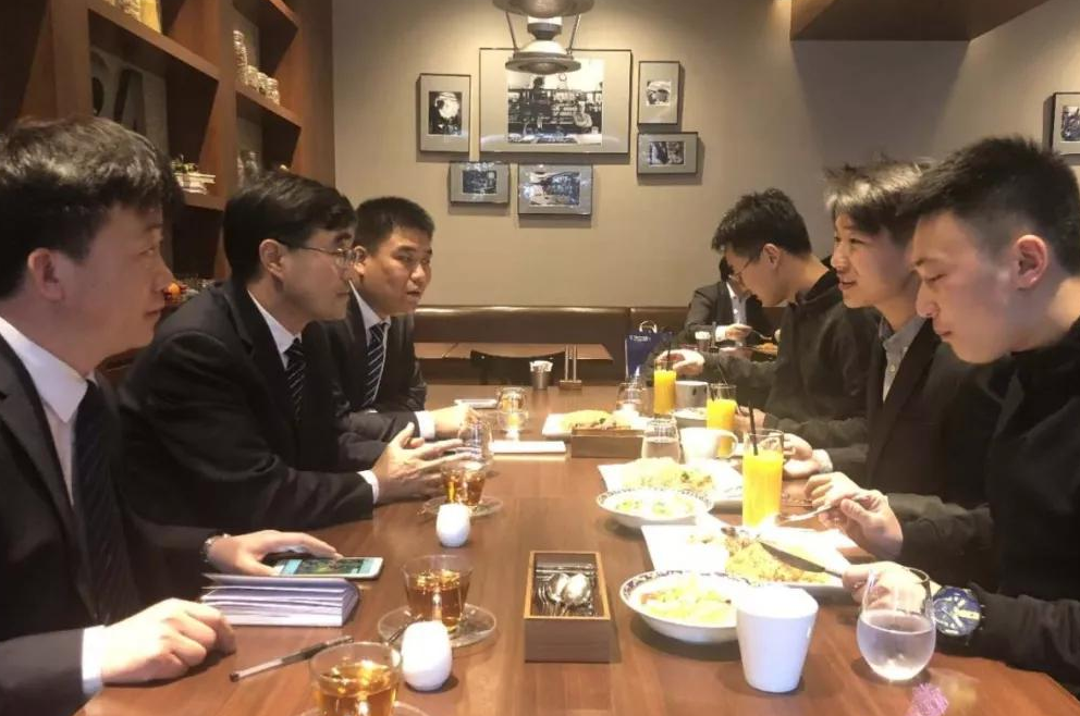 新葡的京集团4321刘常青董事长看望新葡京官网在日研修实习学生